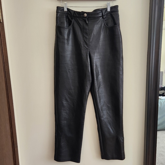 Wilfred Melina Cropped Vegan Leather Pants - Picture 3 of 9